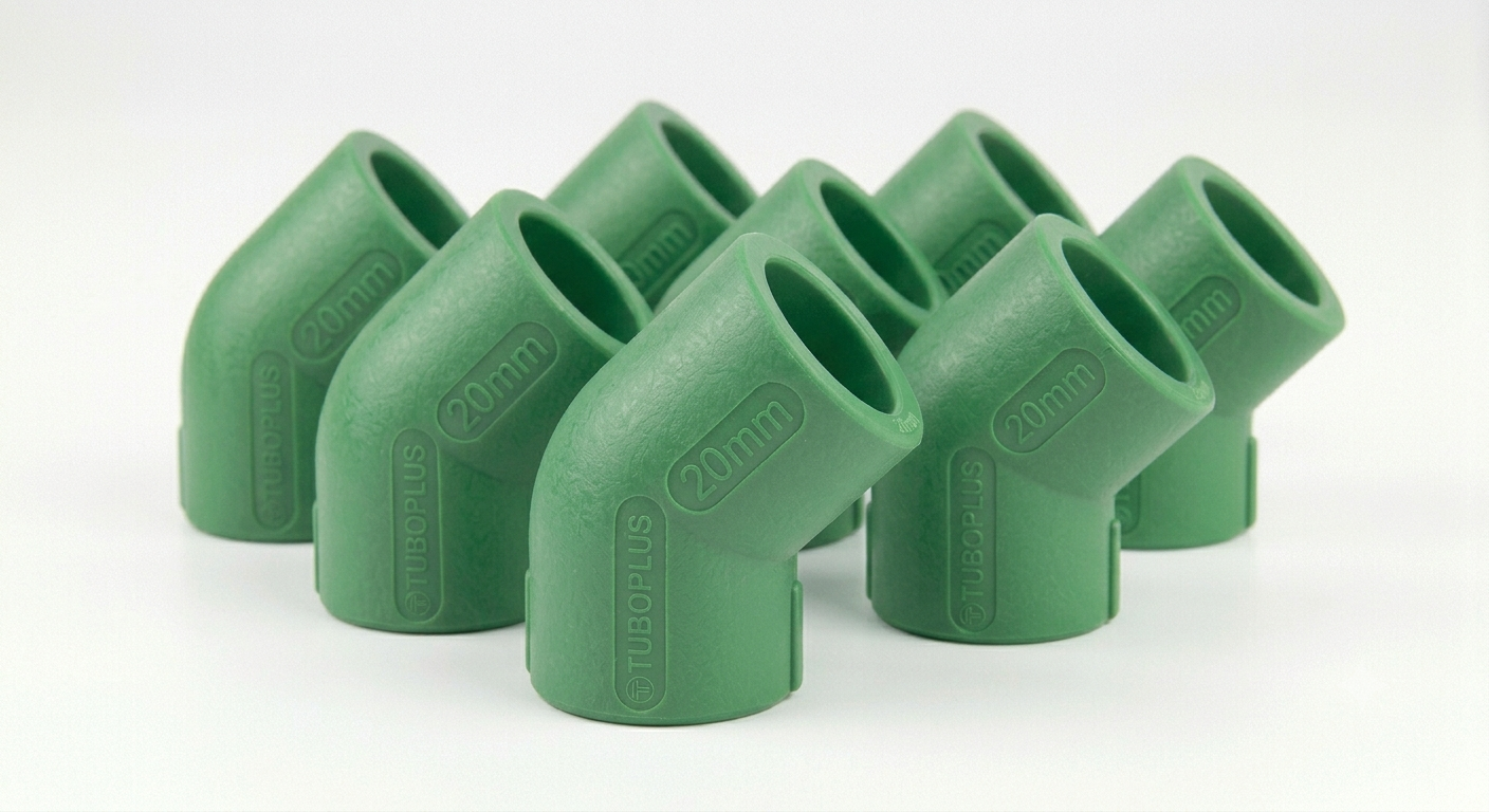 CODO DE 45 X 20 MM TUBO PLUS 